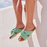 SENNA SUEDE LEATHER SANDAL TURKIS