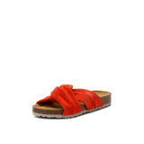 SENNA SUEDE LEATHER SANDAL RED