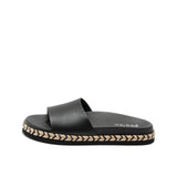 SINA CORN SLIPON SANDAL BLACK