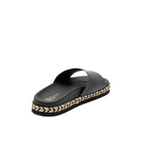 SINA CORN SLIPON SANDAL BLACK