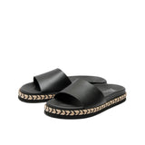 SINA CORN SLIPON SANDAL BLACK