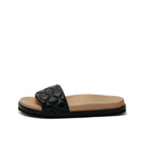 SILJA CORN SLIPON SANDAL BLACK