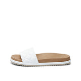 SILJA CORN SLIPON SANDAL WHITE