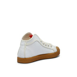 TAYLOR ORGANIC SNEAKER OFFWHITE NEON-GREEN