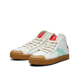 TAYLOR ORGANIC SNEAKER OFFWHITE NEON-GREEN