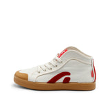 TAYLOR ORGANIC SNEAKER OFFWHITE RED