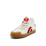 TAYLOR ORGANIC SNEAKER OFFWHITE RED