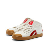 TAYLOR ORGANIC SNEAKER OFFWHITE RED