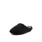 FURRY VEGAN HOMESLIPPER BLACK