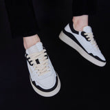 LEVEL APPLE SNEAKER BLACK WHITE