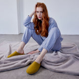 HOMESLIPPER WOOL CURRY