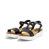 EDEN LEATHER SANDAL BLACK