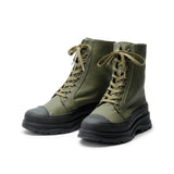 NELLY VEGAN LACE BOOT OLIVE