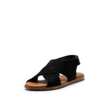 MENORCA LEATHER SANDAL BLACK