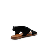 MENORCA LEATHER SANDAL BLACK