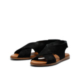 MENORCA LEATHER SANDAL BLACK