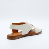 MENORCA LEATHER SANDAL OFFWHITE