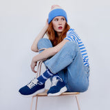 COZY WOOL SNEAKER MARINO