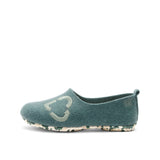 HOME MULE RECYCLED HEART PETROL