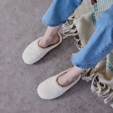 FURRY VEGAN HOMESLIPPER OFFWHITE