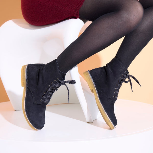 ANDA LACE BOOT BLACK