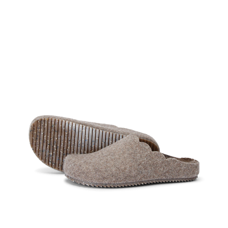 ANUK RECYCLED CLOG TAUPE