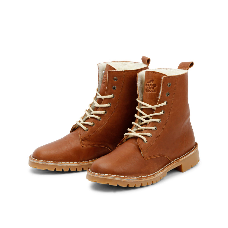 ASTA LACE BOOT WHISKY