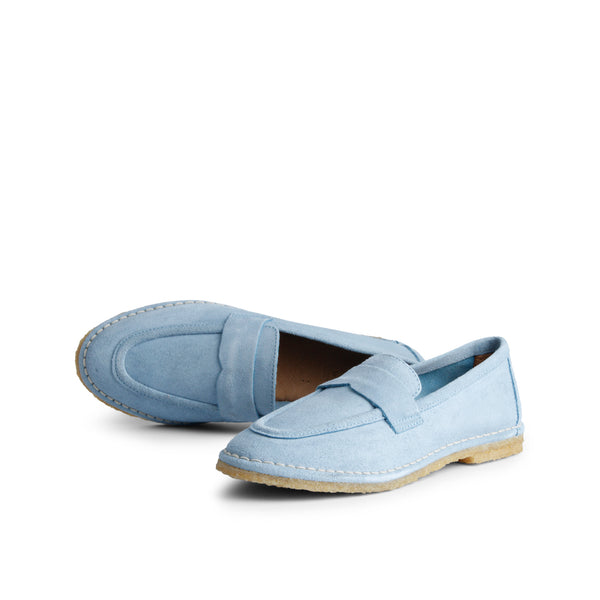 AZURA SUEDE LOAFER LT. BLUE
