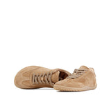 BAREO BAREFOOT SNEAKER SUEDE CUOIO