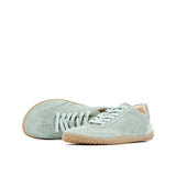 BAREO BAREFOOT SNEAKER SUEDE SEAGREEN