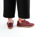 BAREO BAREFOOT SNEAKER WOOL PLUM