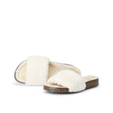 BEA FURRY SLIPON OFF WHITE