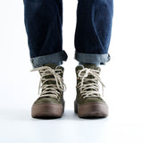 BENJA LACE BOOTIE OLIVE