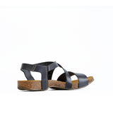 CAMILLA LEATHER SANDAL DARKGREY