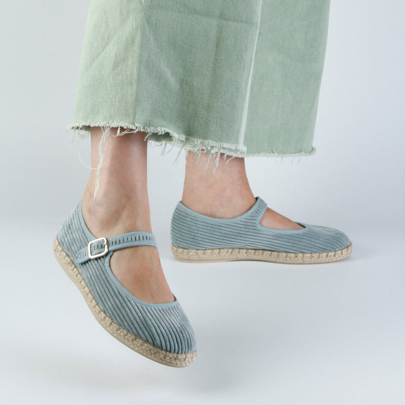ESME CORD BALLERINA LT. BLUE