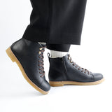 DARA NAPPA LACE BOOTIE BLACK