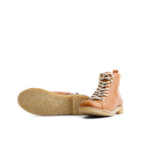 DARA NAPPA LACE BOOTIE KASTANIE