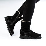 ELIA SUEDE BOOTIE BLACK