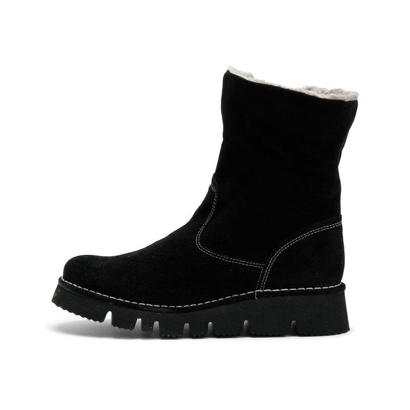 ELIA SUEDE BOOTIE BLACK