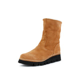 ELIA SUEDE BOOTIE WHISKY