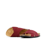 ELISA NUBUK SANDAL BORDO