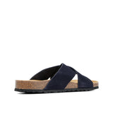 ELISA NUBUK SANDAL MARINE
