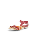 FIONA SANDAL FUCHSIA-RED-ORANGE
