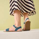 FIRA BARFOOT SANDAL NUBUK PETROL