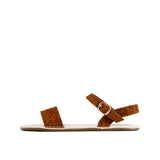 FIRA BAREFOOT SANDAL NUBUK WHISKY-ANIMAL