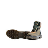 JULES LACE BOOTIE OLIVE MULTI