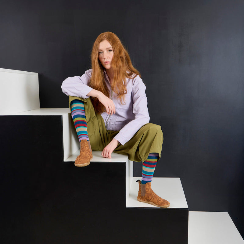 KIM BAREFOOT CHELSEA SUEDE BLÄTTER