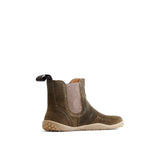 KIM BAREFOOT CHELSEA SUEDE OLIVE