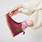 KIM BAREFOOT CHELSEA SUEDE BORDO