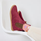 KIM BAREFOOT CHELSEA SUEDE BORDO